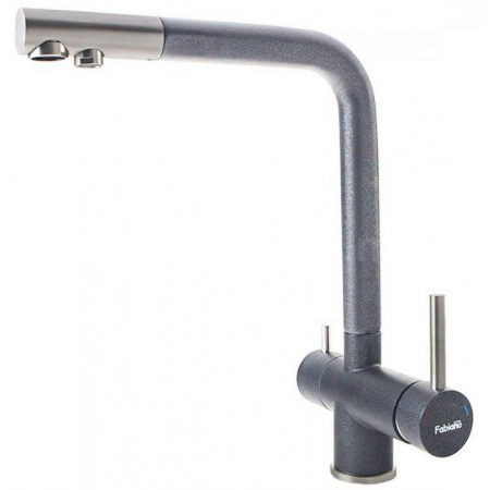 Кухонный смеситель Fabiano FKM 317 SS Titanium A-45